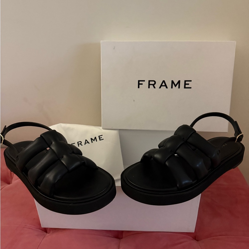 Frame Le Weston Sandal Noir Size 37